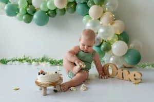 Pirmojo gimtadienio cake smash fotosesija